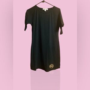 Michael Kors Black dress with Gold Logo